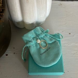 18k Rose Gold Pearl Ring